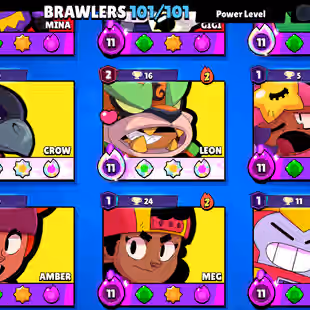 METEOR 3 | 98K TROPHY- 450X SKINS | OLD PIPER SKINS | 101/101 BRAWLER | 98X MAX | 88X HYPER | 3v3 WINS | 847-PINS | - Image 12