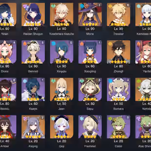 GENSHIN IMPACT💎57 AR | 40 CHARACTERS | 10 LEGENDARY | 1 WEAPON | 3 CONSTELLATION | FULL ACCESS | 2 GIFTS 🎁 - Image 1