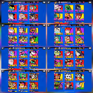 🔥Full Max ID 🔥14x Title - Trophy 75.5K | OG ID 2021 [Level 221] 3vs3 23K | All Brawlers Max | 280x Og Skin | Instant - Image 4