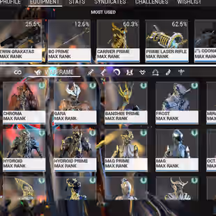 MR 26 444-750 Complated - 60x Warframe MAX 104x Primary Gun Mag Prime Ember Prime Frost Prime Nova Prime - Image 4