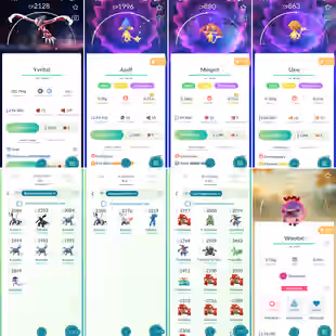 🔥SHINY MIMIKYU COSTUME PIKACHU 💎 15x SHINY LEGENDARY [] SHINY XERNEAS [] 180 LEGENDARY [] 144 SHINY [] LVL 52 - Image 4