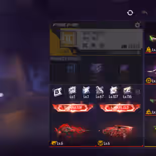 X283|Lvl 80|6 YEARS OLD|187 BUNDLE|COBRA LEGENDARY SET|437 COSTUME(29 MYTHIC)|491 WEAPON(7 EVO+69 MYTHIC)|MP40 Predatory - Image 2