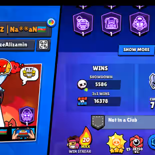 OFFER | 67 TOTAL PRESTIGE | 91K TROPHY-350X SKINS | 101/101 BRAWLER | 85X MAX | 66X HYPER | 16.5K 3v3 WINS | GOOD ONE - Image 3