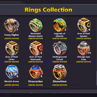 RARE LEVEL 604 | 75CCP | High Level | 3.5 Billion Coins | 20 Legendary Cues | Miniclip Only | Unlimited Password Change - Image 4