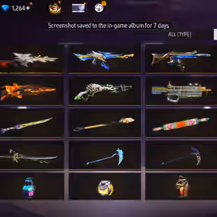 X276|Lvl 71|73 BUNDLE SET|200 COSTUME(7 MYTHIC)|252 WEAPON(11 EVO+39 MYTHIC)|M1887 Conqueror Lv 6|M1014 Green Draco Lv 6 - Image 21