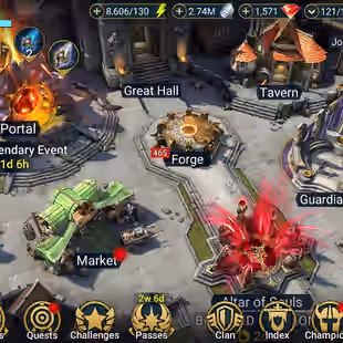 All Platform: LV100 - Power 12.4M - 2 Mythic (Shadowthief - Mikage) - 89 Champions LV 60 -  150+ Legend - 23 Void - Image 1