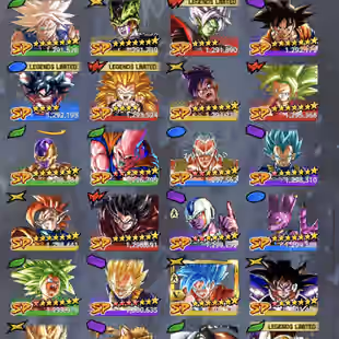 D943-IOS+Android-Nice-8 UL(SS Goku+Goku Uis Full Red Star+Hit+Super Vegito)+55 Legends Good Star+Vip Equipment+Good Team - Image 17