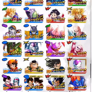 D852-IOS+Android-Vip Account-11 UL(SS4 Gogeta Full Red Star+SS Goku+Frieza)+61 Legends+Vip Equipment+Good Zenkai+612 M - Image 14
