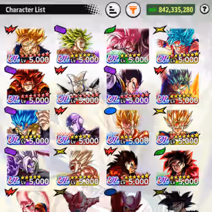 SUPER VIP ACCOUNT-17 ULTRA+842 MILLIONS POWERS+LR SUPER VEGITO+65 LEGENDS LIMITED+VIP ZENKAI+VIP EQUIPMENT - Image 2