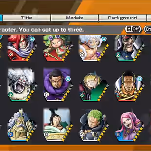 BR610-IOS-Android-Hyber 50-5 Ex(Gear 5 v2-Kizaru-Garp-Roger v2-Kaido-Akainu-Shank v4-Shank v3-Shank-Yamato)-Vip Medal - Image 30