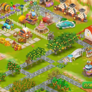 HAY DAY RARE LVL-119-TOWNHALL LVL 30-HAND MADE FARM ALL ITEMS UNLOCK-GOOD ANIMALS COLLECTION-BARN STORAGE 1950 SILO 1900 - Image 7