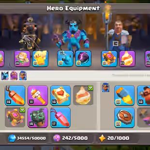 🌟BEST OFFER 🌟TH 17 BEST ACC | HERO 85-98-77-70-43 | EPIC FB-23 RS-23 OTHER 5 EPIC LVL 20 | ALL MAGIC ITEMS AVAILABLE - Image 6