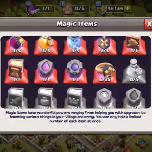 TH11 FULL MAX || ALL HEROES MAX || STOCKED MAGIC ITEMS || CWL 250 ||  OP EQUIPMENTS || INSTANT DELIVERY - Image 4