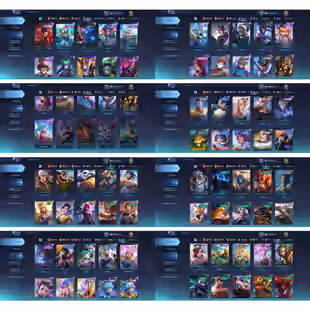 MOONTON | LV 106 | 🔥WR 57 PERCENT🔥 | EPIC RECALL SEAL OF ANVIELS CRAWLS - CC WAN WAN | HERO 126 | SKIN 296 | BP 194K - Image 5