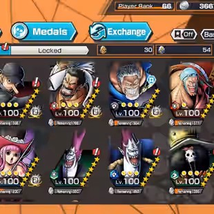 BR610-IOS-Android-Hyber 50-5 Ex(Gear 5 v2-Kizaru-Garp-Roger v2-Kaido-Akainu-Shank v4-Shank v3-Shank-Yamato)-Vip Medal - Image 6