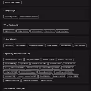 214 LVL - 16X SEASONALS - 46X BLACK ICES - 18X UNIVERSALS - 17X ELITES - 3X RACER - 73 OPERATORS - 4K RENOWN FA - Image 4