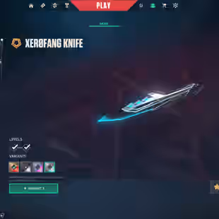 EUW - Xerofang Knife- Kuronami Vandal Reaver Vandal CYRAX Vandal Primordium Vandal XERØFANG Recon - EMAIL CHANGEABLE - Image 1