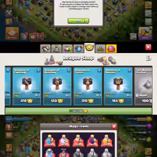 🔥15505 GEMS🔥PREMIUM TH-15! XP-202! HEROES:-55-71-41-44-21! NICE PETS! FAST DELIVERY - Image 3
