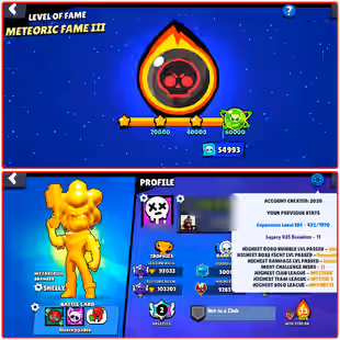 552 Skins  | Trophy Titan | Almost Alien Fame | Prestige 2 | 11 R35 Brawlers | Instant Delivery | 11 11 PINo - Image 2