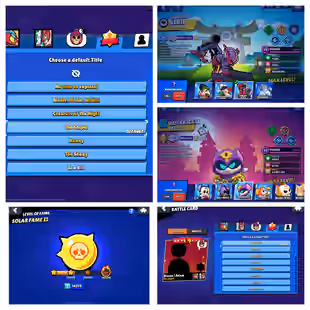 💥TROPHY 85875 💥BRAWLER 91 [] MAXED 91 [] HYPER 30 [] SKINS- 292 [] GEMS 78 S1 - Image 8