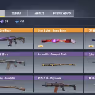 LEVEL 292 💎 3 LEGENDARY SKIN 💎 98 EPIC | 452 WEAPON  | 71 SOLDIER | 188 VEHICLE | CHEAP - Image 3