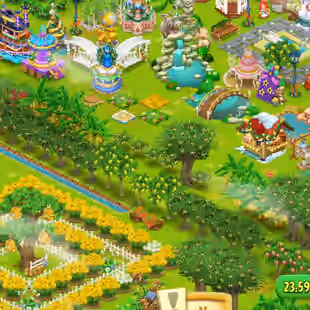 HAY DAY 123 LVL RARE FARM- TH 21 LVL-BEST DECORATIONS- BARN STORAGE 3400 SILO 3300-HAND MADE FARM  WITH ALL ITEMS-CHEAP - Image 6