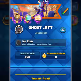 GOOD CARDS 💎 ARENA 18 💎 TROPHY 6714 [] EMOTE 25 [] XP 33 [] FREE RENAME || CARDS 114- AVAILABLE - INSTANT - Image 3