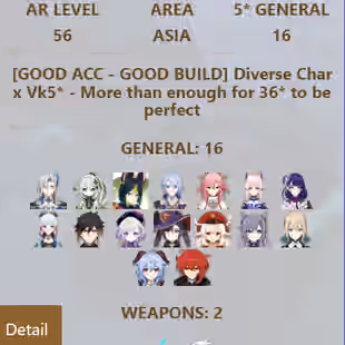 R284-ASIA-AR56-Neuvillette-Nahida-Tighnari-Kamisato-Yae Miko-Kokomi-Raiden-Ayaka-Zhongli-Qiqi-Mona-Klee-Keqing-Jeans - Image 3