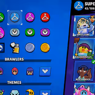 RARE 🔥 44.5K TROPHY 🔥 [16 MAX (9 HYPER)]!! 119-SKINS!! 79!89 BRAWLERS!! 163-GEMS!! DELIVERY INSTAANTLY - Image 7