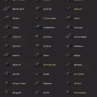 [EU] 5 TIER X | 23 PREMIUM TANK | TOTAL TANKS 65 | 10.167 (46) WINS | 2.070.481 CREDITS | GOLD 3765 | - Image 2