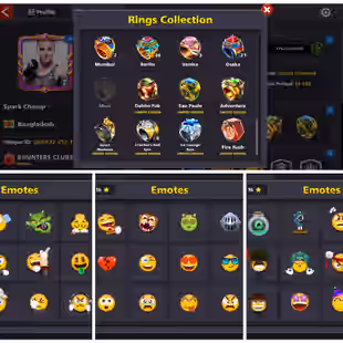 30B COINS ACCOUNT | Level 417 | 19 Legendary Cues | CCP 65 | Miniclip Unlimited Password Changeable | Status- Alert - Image 2