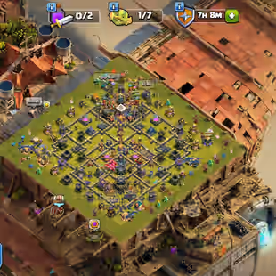 PvP RANKED RANKED 💎 WASTELAND SCENERY 💎 TH 17 [] 31 EQUIPMENT [] 100-100-80-75-50 HEROES - BH 10 - 244 XP - INSTANT - Image 2