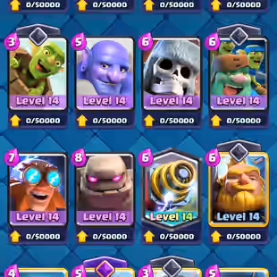 ❗[ 36X MAX CARDS - 13X ELITE CARD ]❗ 9 X EVULOSION || TROPHY: 10000 || LEVEL: 56 || 72X EMOTES || KT: 15 - Image 9