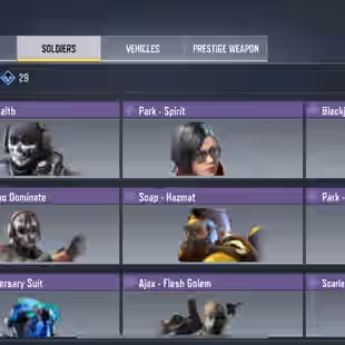 💎 LEVEL 359 💎 LEGENDARY 5 [] EPIC GUN 277 [] GUN COLLECTION 722 [] EPIC SOLDIERS 137 [] VEHICLES 157 - Image 4