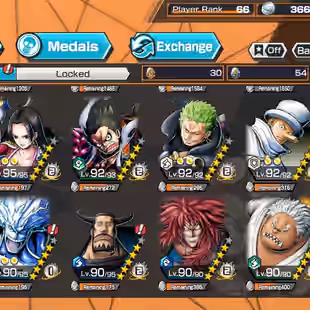 BR610-IOS-Android-Hyber 50-5 Ex(Gear 5 v2-Kizaru-Garp-Roger v2-Kaido-Akainu-Shank v4-Shank v3-Shank-Yamato)-Vip Medal - Image 61