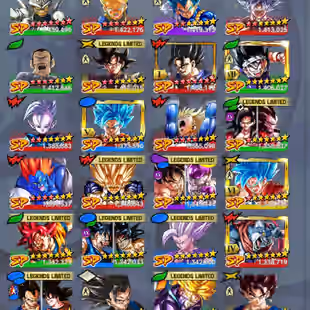 D656-IOS+Android-6 UL(Majin Vegeta+Cell+Hit)+46 Legends Good Star+Good Team+Goku Uis Full Star+Zamasu+God Vegeta - Image 9