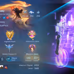 RAREST LAYLA LEG WITH DYNAMIC PORTRAIT ACC🔥|| ASPIRANT VEXENA || ALMOST EXALTED 3 || 337 SKIN || 71 MAGIC CORE - Image 3