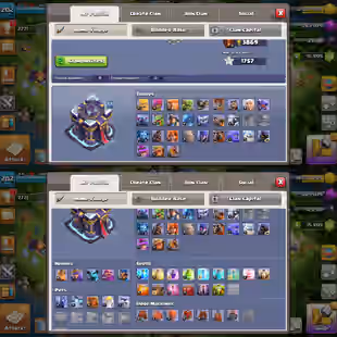 🔥15505 GEMS🔥PREMIUM TH-15! XP-202! HEROES:-55-71-41-44-21! NICE PETS! FAST DELIVERY - Image 2