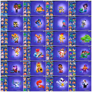 🔥560 GEMS 🔥 72K TROPHY | 55K BLING | 15 TITLE | 93 BRAWLER | 57 MAXED | 36 HYPERCHARGED | 216 SKIN | INSTANT DELIVERY - Image 9