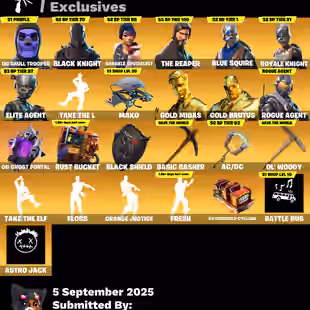 ✨ (EVERY PLATFORM) OG SKULL TROOPER ⚡ | BLACK KNIGHT | THE REAPER | TAKE THE L | MAKO | SPARKLE SPECIALIST | INSTANT - Image 1