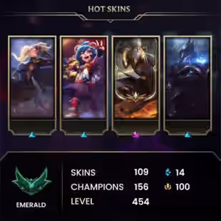 | 2 in 1 |💎LEAGUE OF LEGENDS and Valorant💎| 454 level | 109 skins | Full access | Warranty | 2 Gifts - Image 1
