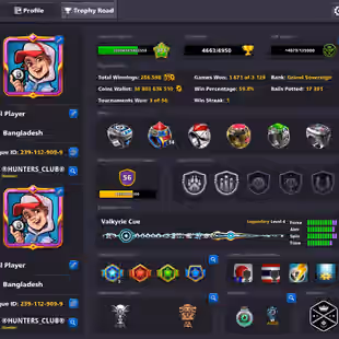 36.8B COINS ACCOUNT | Level 271 | 20 Legendary Cues | VIP Emerald | Miniclip Unlimited Password Change | Fresh Account - Image 2