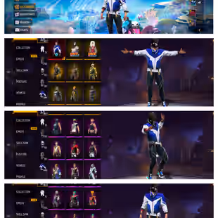 Latam North| Lv66 | FFWS Legendary Bundle  | Naruto Bundles | 187 Bundles  | 6 Evo Guns (HIGH)  | 429 Weapon Skins  - Image 2