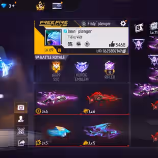 V97|LVL69|586COSTUME(51MYTHIC)|569WEAPON(6EVO+103MYTHIC)|DRACHEN-FISTLVLMAX|STERLINGCONQUEROR-M1887LVL6|MEGALODONALPHA-S - Image 1