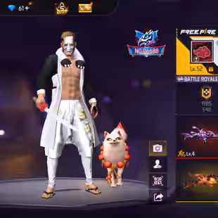 X126|Lvl 52|30 CHARACTER|MIDNIGHT ACE LEGENDARY OUTFIT|97 WEAPON(4 EVO+22 MYTHIC)|CONQUEROR M1887 LVL 5|MAJESTIC WOODPEC - Image 1