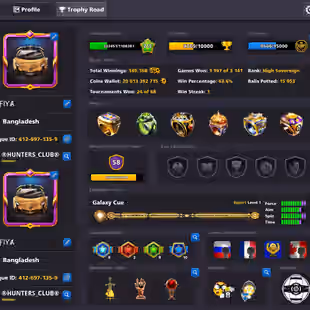 20 BILLION COINS ACCOUNT | Level 215 | 15 Legendary Cues | Other Elegant Cues | Final Warning - Image 1