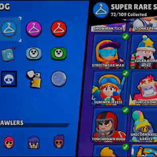 🌟201 SKINS🌟72.400 TROPHY | 93 BRAWLERS | 25 MAX | 14 HYPERCHARGED | INSTANT DELIVERY | FULL ACCESS - Image 33