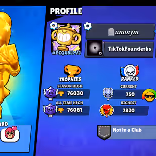🔥[ 62X MAX BRAWLER - 39X HYPERCHARGED ] 🔥 TROPHY : 760000 || 91X BRAWLER UNLOCK || 268X SKIKS || MANY UNIQE AND RARE - Image 2