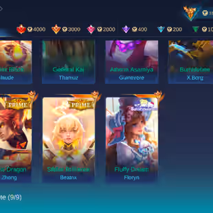 MEGA V🔥2x LEGEND😍472 SKINS | GUS SEMI SET | CHOUKOF | LING lORD SHEN - Image 7