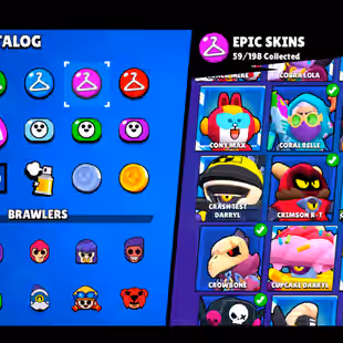 🌟207 SKINS🌟54.300 TROPHY | 88 BRAWLERS | 21 MAX | 11 HYPERCHARGED | INSTANT DELIVERY | FULL ACCESS - Image 41
